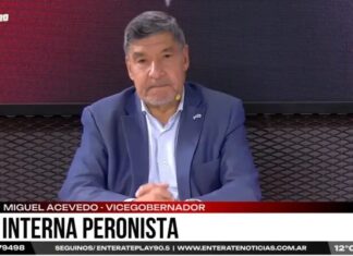 Miguel Acevedo afirmó que la fórmula Jaldo-Acevedo es la única fórmula del PJ para 2027