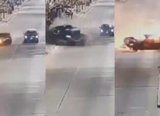 Dos jóvenes sufrieron graves heridas tras chocar e incendiarse su auto